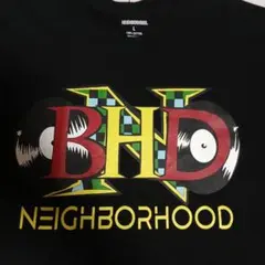 NEIGHBORHOOD BHDロゴ Tシャツ ブラック L