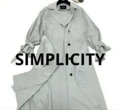 【美品】Simplicite シンプリシテェ トレンチコート サイズフリーのサムネイル