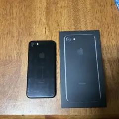 iPhone 7 マットブラック　128GB　バッテリー100% SIMフリー