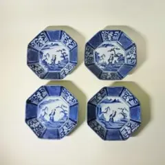 180）✿有田焼☆大日窯礁波作☆古伊万里手赤絵陶人形1対☆破魔オマケ
