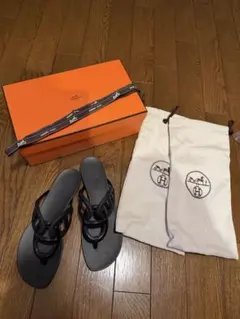 HERMES エジェリ　ブラック　38のサムネイル