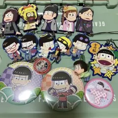 おそ松さん　ストラップ　缶バッチ