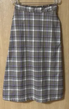 シャンブル　Anne’s pocket チェック柄スカート　スカート