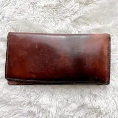 COACH コーチ 長財布 ブラウン レザー 二つ折り 本革 ロングウォレット