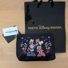 美品】希少 アナスイ × ディズニー限定 トートバッグ 小 チャーム付き 