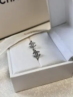 ピアス　クリスタル　シルバー　CHANEL