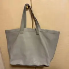 レザートートバッグ グレーのサムネイル