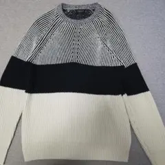 ZARA MAN ストライプニットセーター