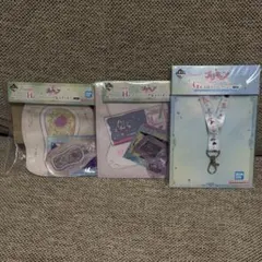 一番くじ プリキュア G賞お役立ちコレクション H賞ジッパーバック&ステッカー