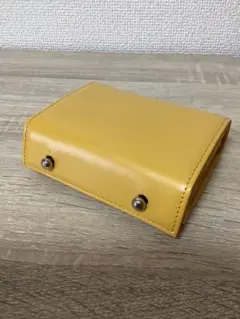 Legare(レガーレ) コンパクト財布　イエロー　ミッレフォリエ　エムピウ