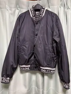 D&G ブルゾン 黒 ジャケット 秋　サイズ46 D&G ブルゾン 黒 ジャケット 秋 サイズ46