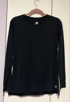 ニューバランス　ドライTシャツ　ロンT Lサイズ　黒　ブラック