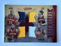 25枚限定Cleveland Cavaliers Team Quads