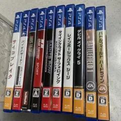PS4 ゲームソフト まとめ売り(10本)