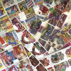 ヘッダー用シールセット100枚　アソート　アメキャラ