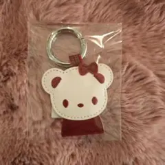 【新品】 familiar ファミリア ネームホルダー　リアちゃん 赤