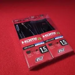HDMI microHDMIケーブル 1.5m 2個セット
