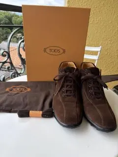 TOD'S スエード レースアップブーツ ブラウンのサムネイル