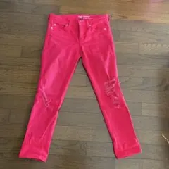 Gap Girlfriend スキニーデニム 赤 US 00