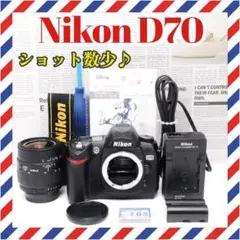 Nikon D70❤️標準レンズセット❤️ショット数少✨デジタル一眼レフのサムネイル