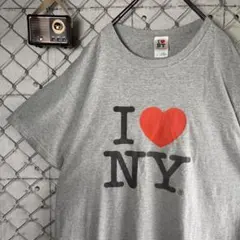 90〜00s フルーツオブザルーム アイラブニューヨーク Tシャツ L