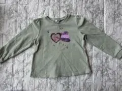 長袖トレーナー　スパンコール