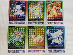 【即購入歓迎】カードダス6枚セット リザードン ピカチュウ イーブイ ミュウツー 即購入歓迎】カードダス6枚セット リザードン ピカチュウ イーブイ