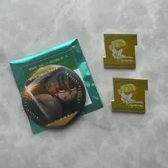 ものがたる眼差し 缶バッジB＆キャラクターモチーフピンズ 我妻善逸