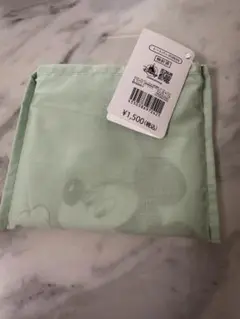 ミッキーマウス ミントグリーン　エコバッグ