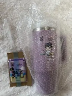 BTS TinyTAN 紅茶花伝 タンブラー カードケース ジョングク - メルカリ