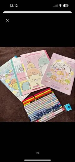 新品　すみっコぐらし　自由帳と連絡帳とえんぴつ、赤えんぴつセット