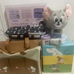 アミューズメント景品　雑貨まとめ売り　スヌーピー　月夜のメロクロ3BOX付き収納