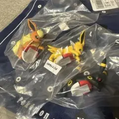 一番くじ ポケモン 街歩きちらりんフレンズ ブラッキー　サンダー　ブースター