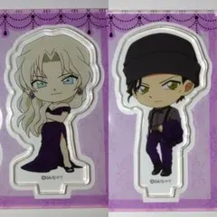 名探偵コナンカフェ　ミニアクリルスタンドA　赤井秀一 ベルモット