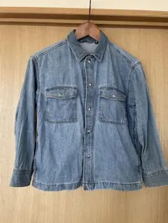 デニムシャツ 長袖 ライトブルー