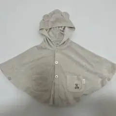 gelato pique くま　ポンチョ　パイル地