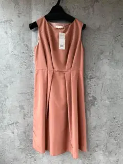 B-2-10新品BEAMS HEARTピンクタフタドレスSサイズ