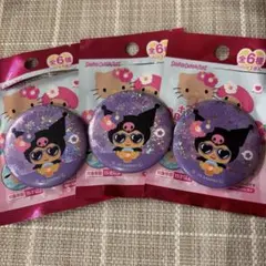 日焼けクロミちゃん　ホログラム缶バッジ　3個セットのサムネイル