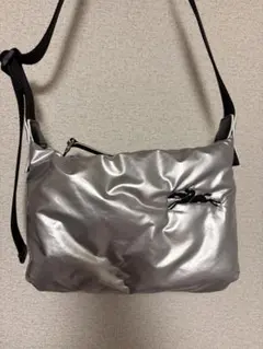 ロンシャン　ルプリアージュエナジー　ショルダーバッグ シルバー