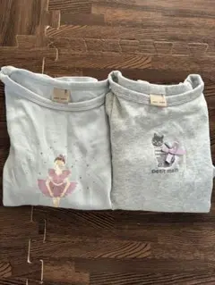 petit main プティプラ　girls長袖Tシャツ　2