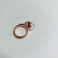スマートフォン用ストラップ フィンガーリング クリア ピンク 1-52