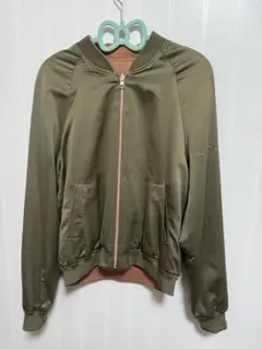 SLY リバーシブル　お洒落ジップアップジャンパー