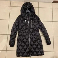 DIESEL キルティングロングコート 黒