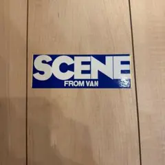 ヴァンジャケット　SCENE ノベルティー　当時物　ステッカー