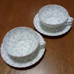 カップ＆ソーサー　２セット　ノリタケ