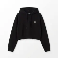 archives ボンディングショートパーカー ブラック 黒