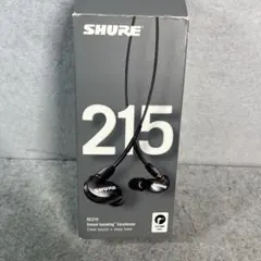Shure SE215 有線イヤホン 本体 クリア - メルカリ
