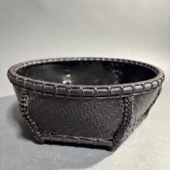 炭斗　網代　茶道具