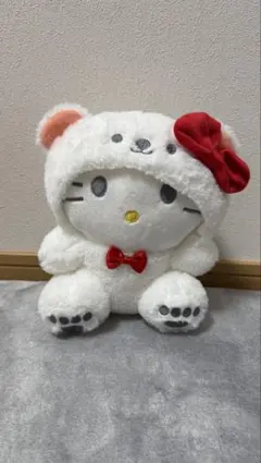 ハローキティ ウサギフード ぬいぐるみ - メルカリ