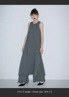 ツイードコクーンワンピース アニュアンス anuans 中村麻美 ワンピース
